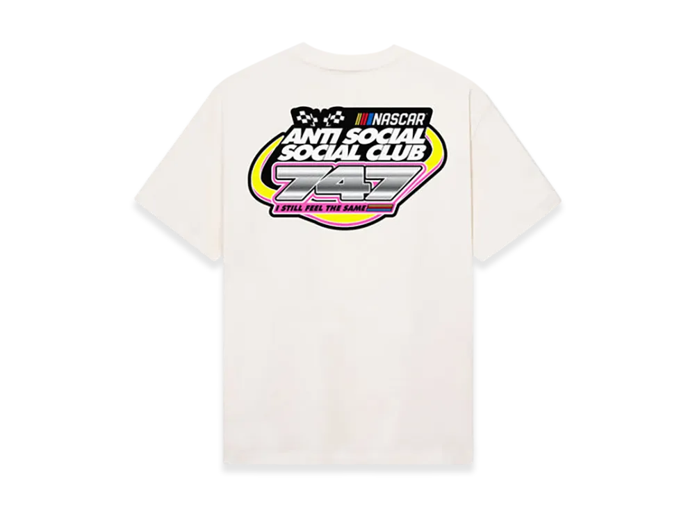 ANTI SOCIAL SOCIAL CLUB x NASCAR 747 Tee "Natural"