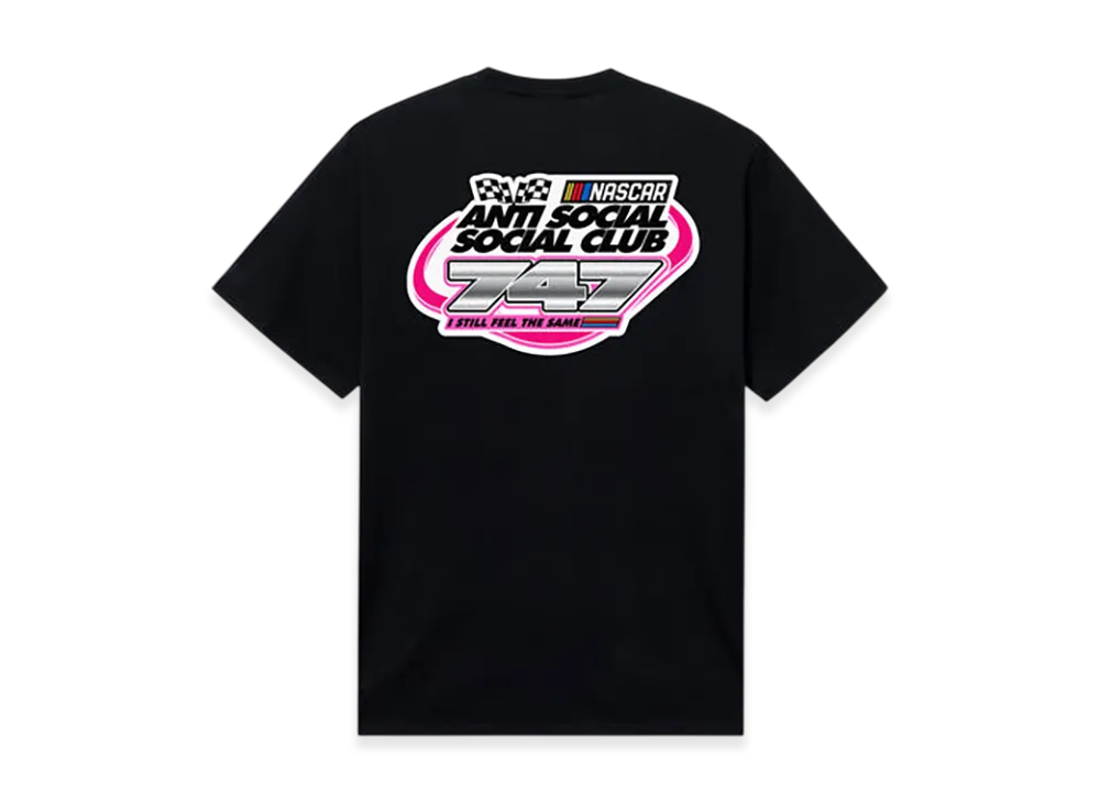 ANTI SOCIAL SOCIAL CLUB x NASCAR 747 Tee "Black"
