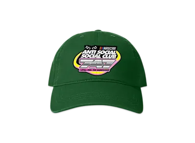ANTI SOCIAL SOCIAL CLUB x NASCAR 747 Cotton Dad Cap "Green"