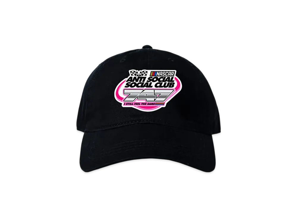 ANTI SOCIAL SOCIAL CLUB x NASCAR 747 Cotton Dad Cap "Black"