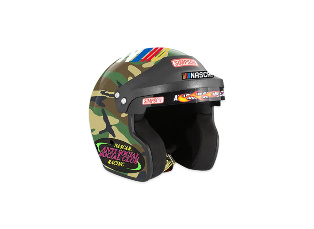 ANTI SOCIAL SOCIAL CLUB x NASCAR Simpson Cruiser 2.0 Helmet "Black"