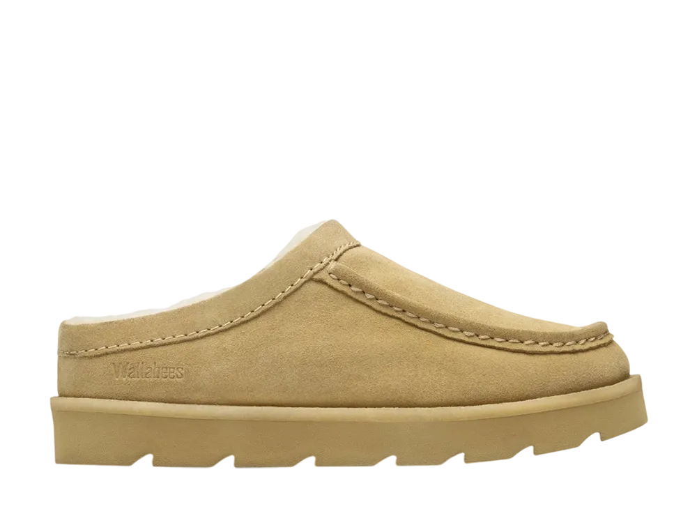 Clarks Meare Mule "Maple Suede Lined"