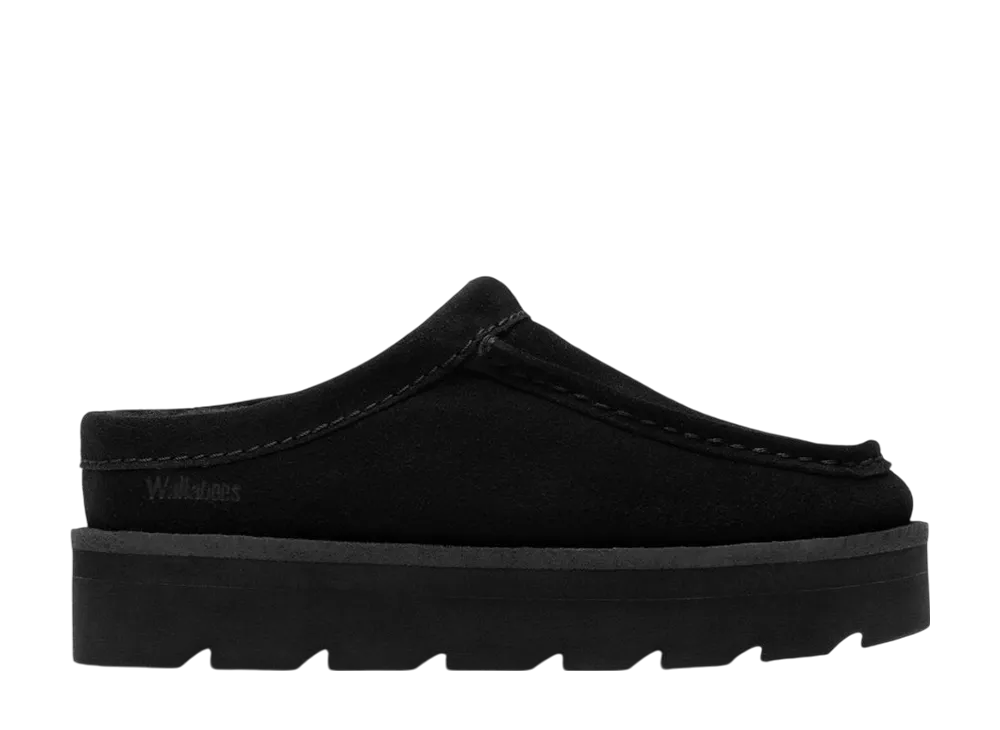 Clarks Women's Meare Mule "Black Suede Lined"