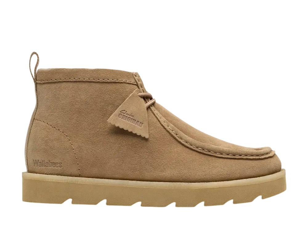 Clarks Meare Walla Boot "Dark Sand Lined"