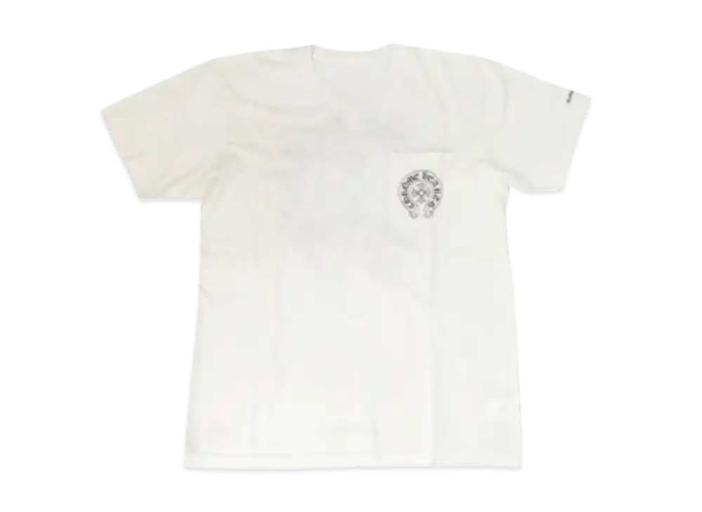 Chrome Hearts Horseshoe Logo Pocket T-Shirt Fuck You "White"