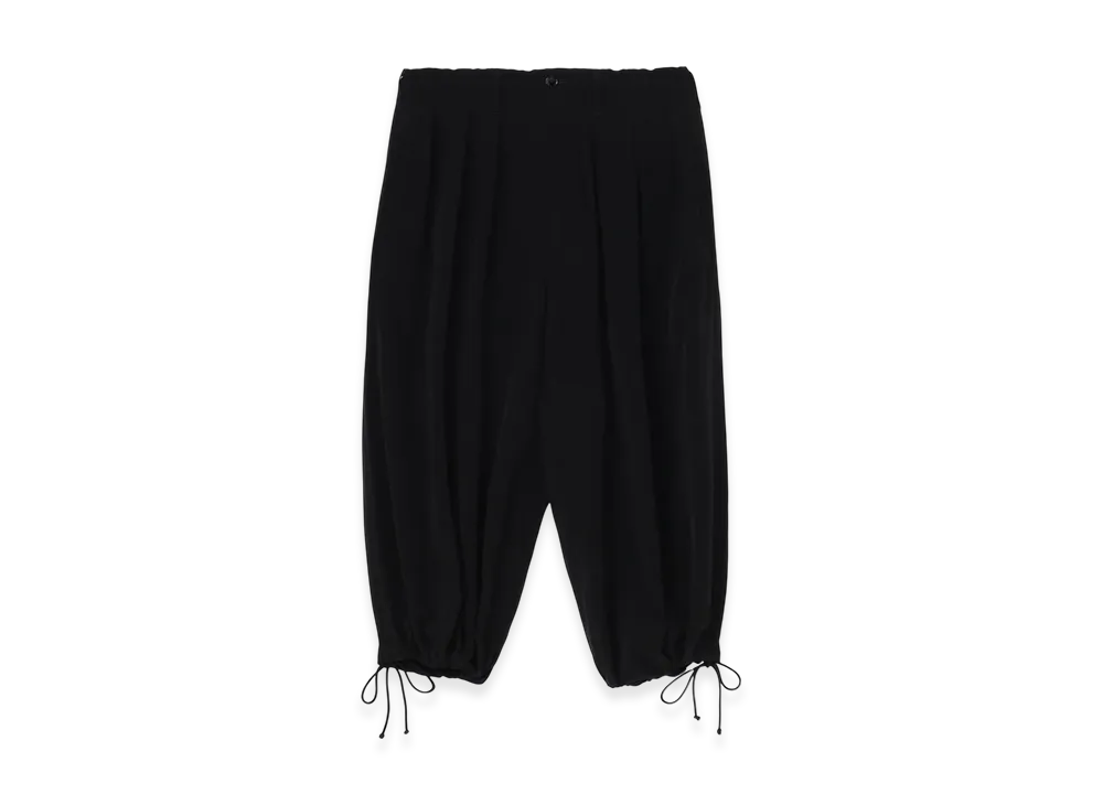 Ground Y Crepe De Chine Balloon Pants "Black"
