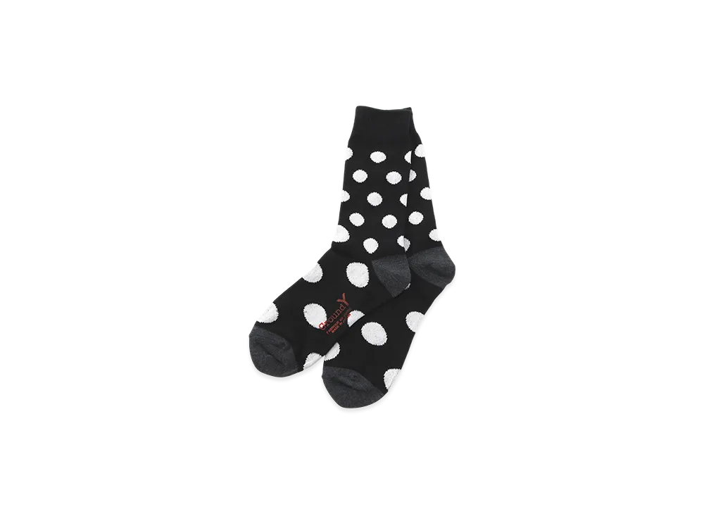 Ground Y Dot Socks "White"