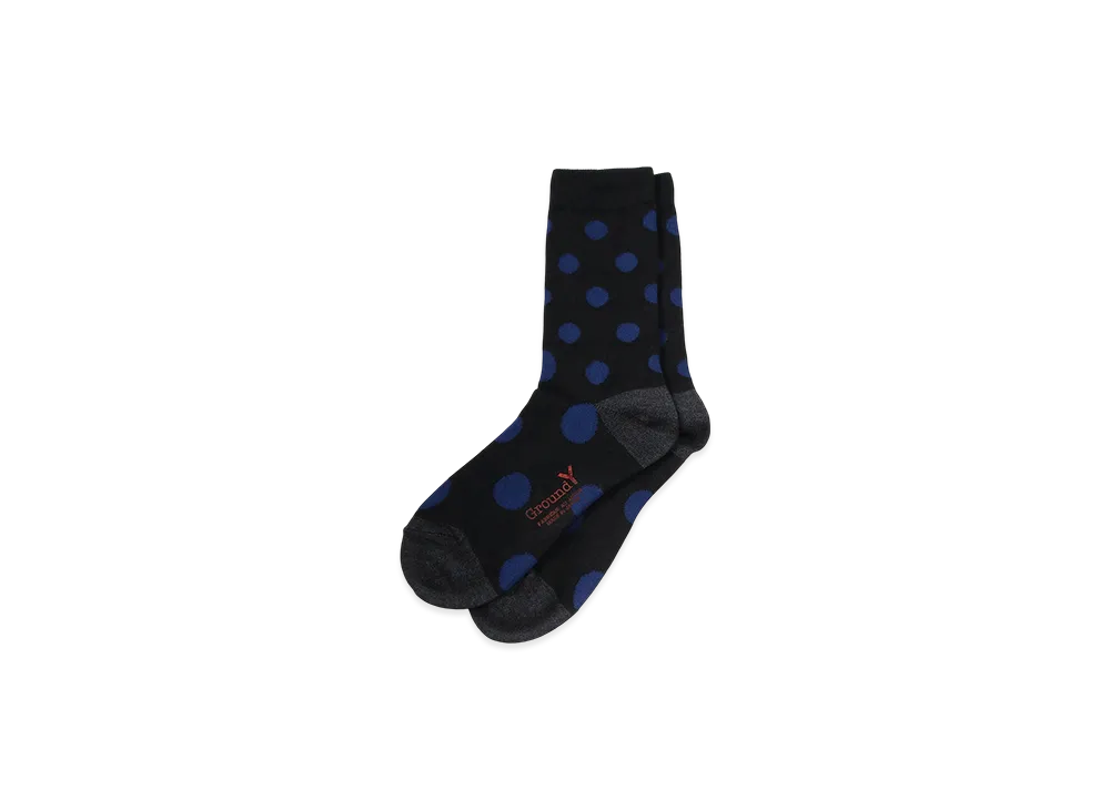 Ground Y Dot Socks "Blue"