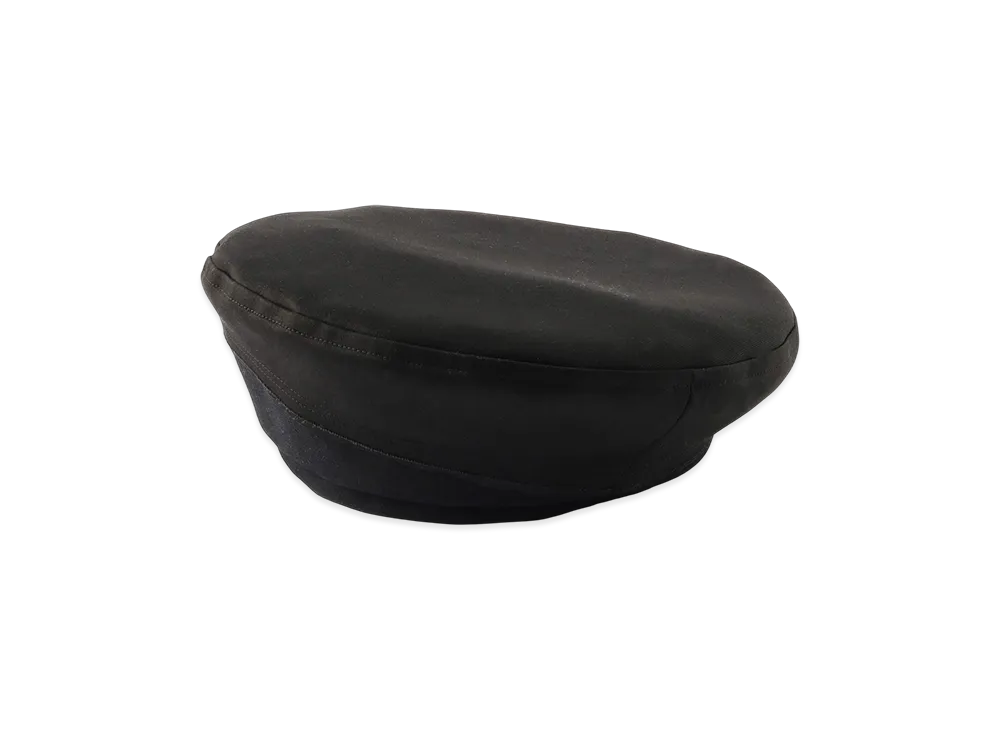 Ground Y Cotton Twill Ishica Beret "Black"