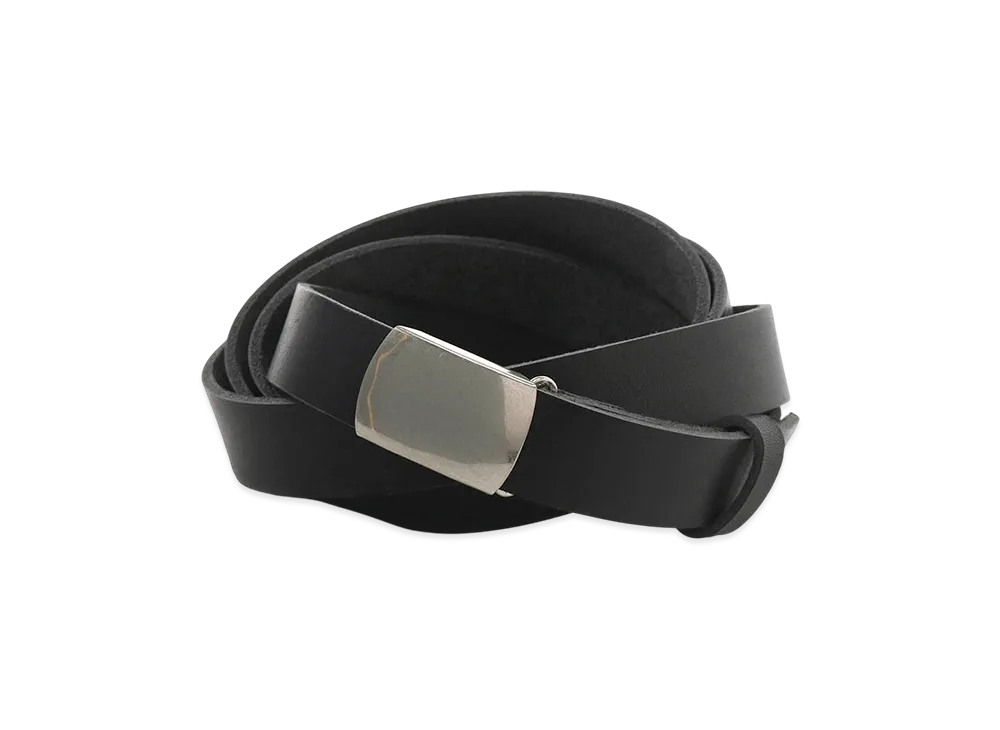 Ground Y Soft Cow Leather Long Belt "Black"