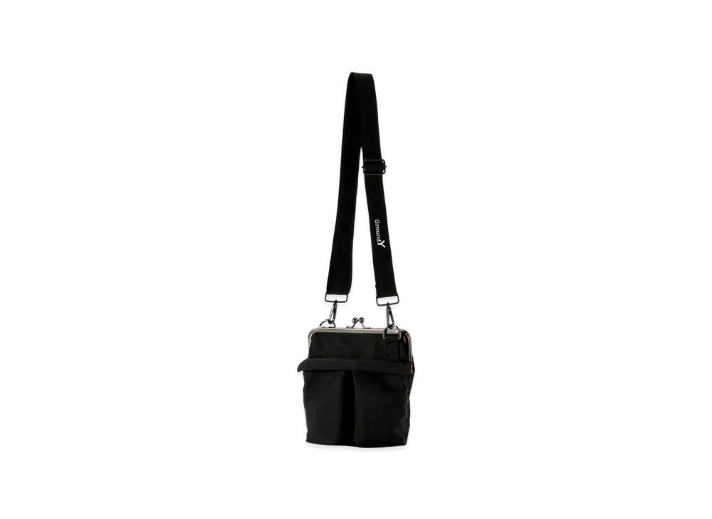 Ground Y Small Helmet Bag With Clasp "Black"
