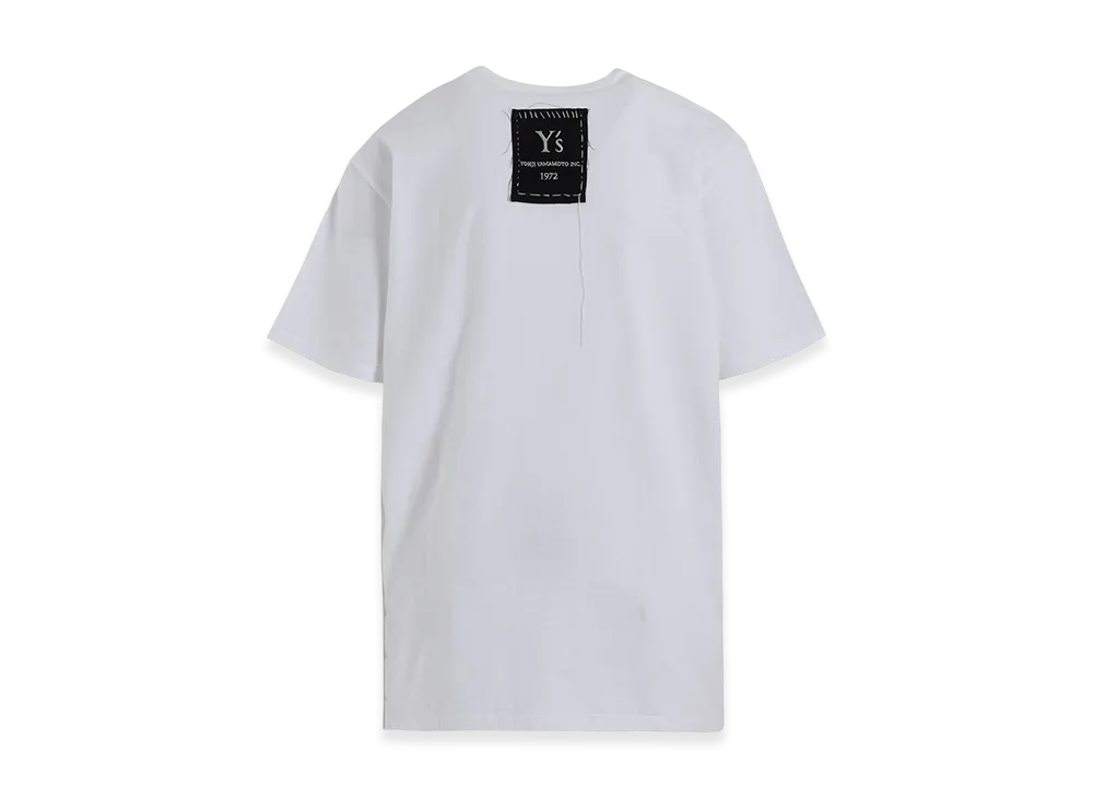Y's 1972 Embroidery T "White/Black"
