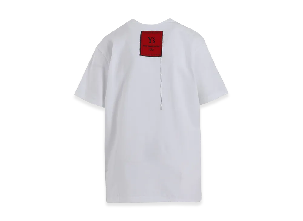 Y's 1972 Embroidery T "White/Red"
