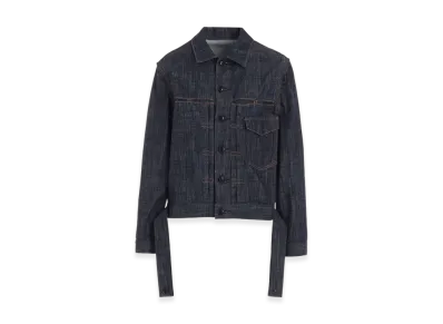 Y's 8OZ Denim Tucked Denim Jacket "Indigo"
