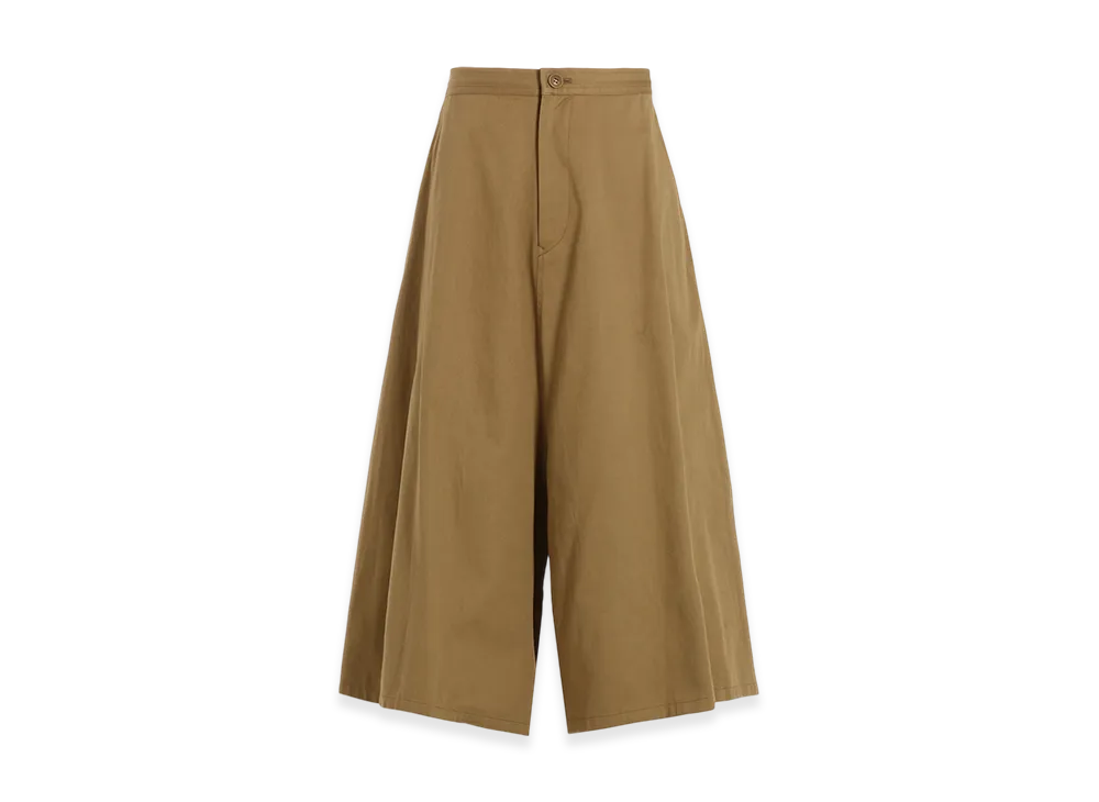 Y's Born Product Cotton Twill Sarouel With Cloth "Beige"