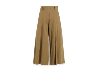 Y's Born Product Cotton Twill Random Tuck Pants "Beige"