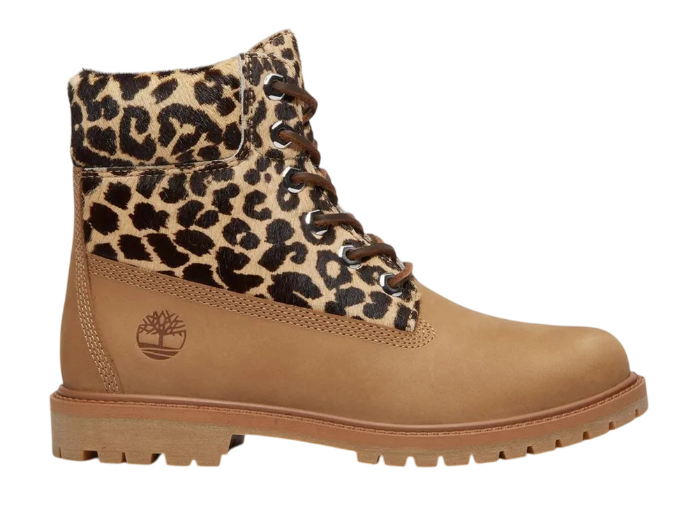 Timberland Women's Premium 6 Inch Boot "Leopard Print/Medium Beige"