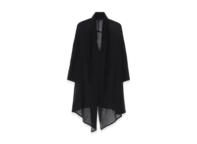 Y's Leno Cloth Scarf Jacket "Black"
