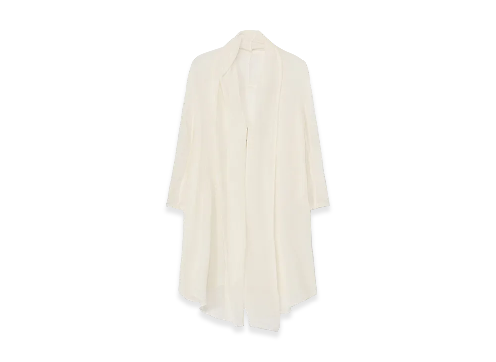 Y's Leno Cloth Scarf Jacket "Off White"