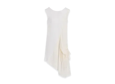 Y's Crepe De Chine Sleeveless Blouse "Off White"