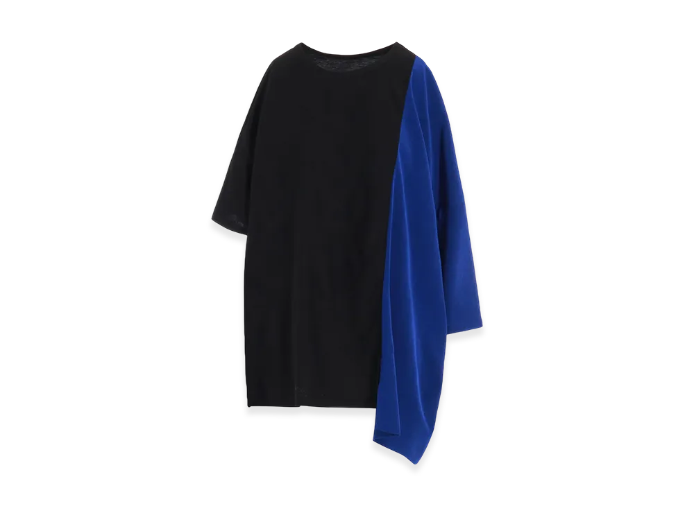 Y's Crepe De Chine Left Drop Blouse 