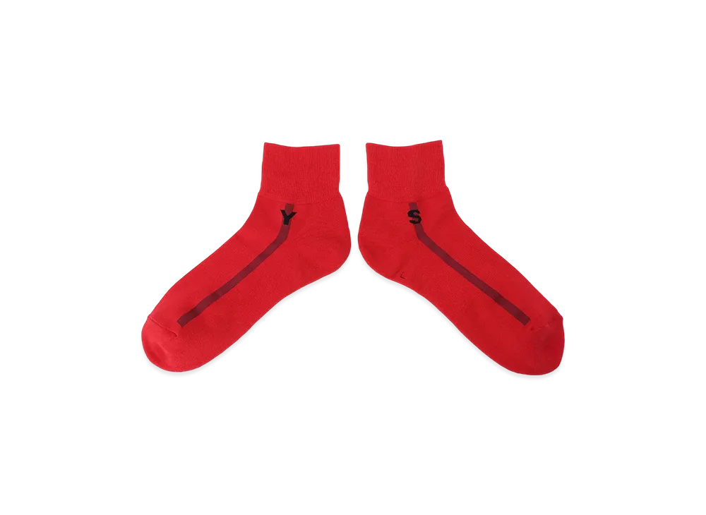 Y's x Chicstocks Ankle Socks "Red"