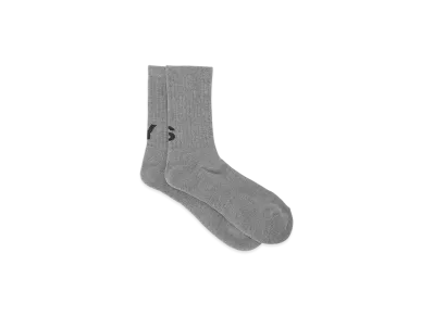 Y's x Chicstocks Ribbed Socks "Grey"