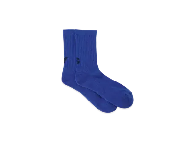 Y's x Chicstocks Ribbed Socks "Blue"