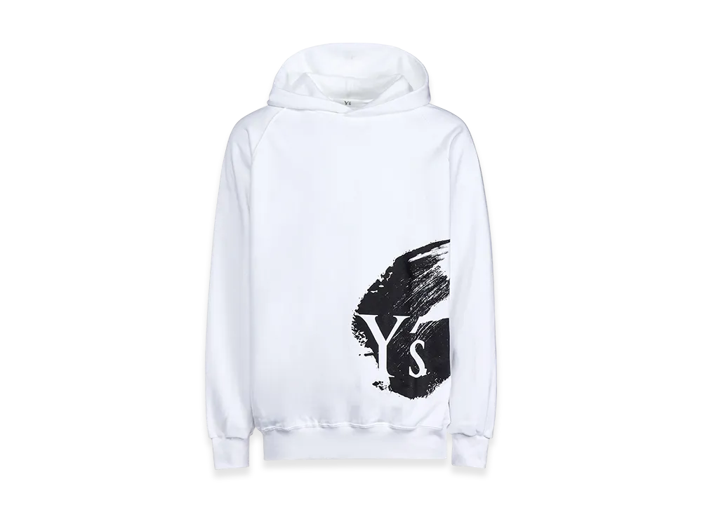 Y's Logo/Blush Print Hoodie "White"