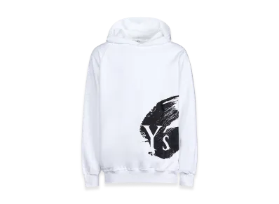 Y's Logo/Blush Print Hoodie "White"