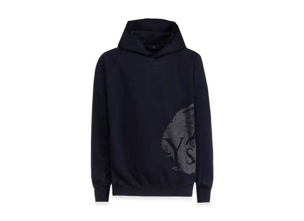 Y's Logo/Blush Print Hoodie "Navy"