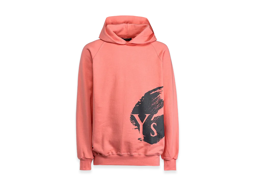 Y's Logo/Blush Print Hoodie "Coral Pink"