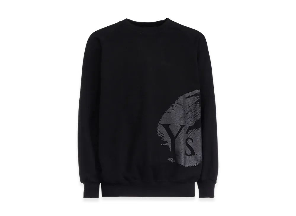 Y's Logo/Blush Print Sweatshirt "Black"