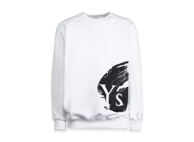 Y's Logo/Blush Print Sweatshirt "White"