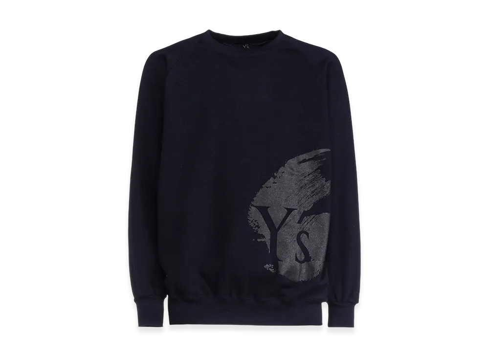 Y's Logo/Blush Print Sweatshirt "Navy"