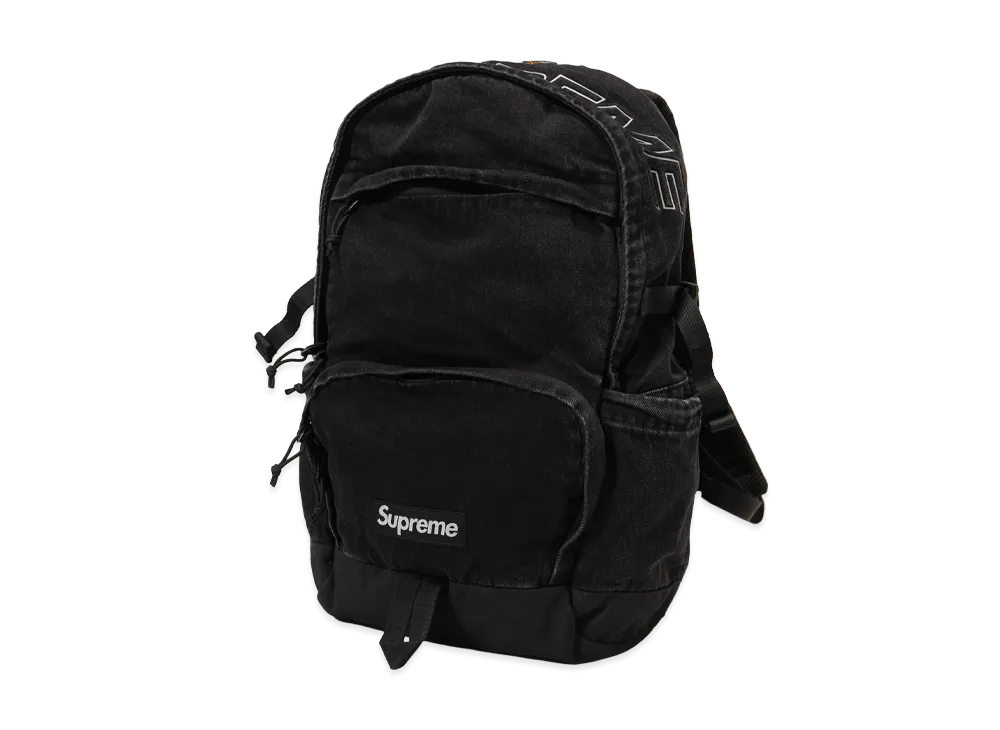 Supreme Denim Backpack "Black"