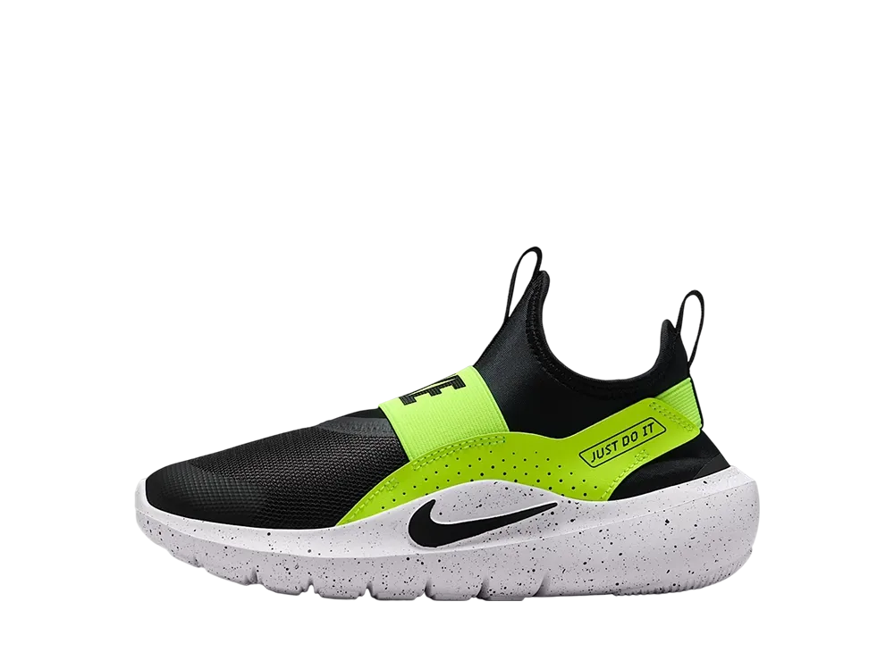 ナイキ GS フレックスランナー4 "ブラック/ボルト/ホワイト/ブラック" (キッズ)