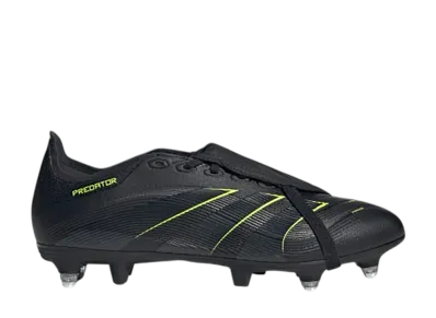 adidas Predator League Fold Over Tongue SG "Core Black/Carbon/Lucid Lemon"