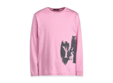 Y's Logo/Blush Print Long Sleeve T "Pink"