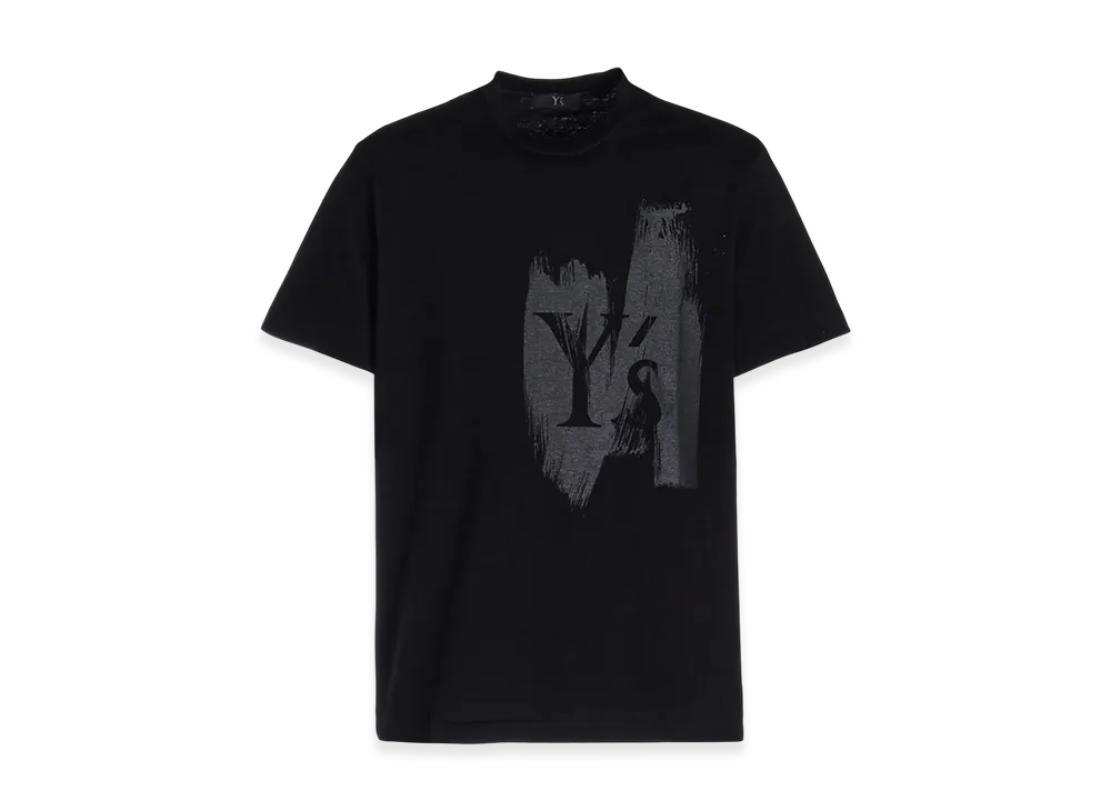 Y's Logo/Blush Print Half Sleeve T "Black"