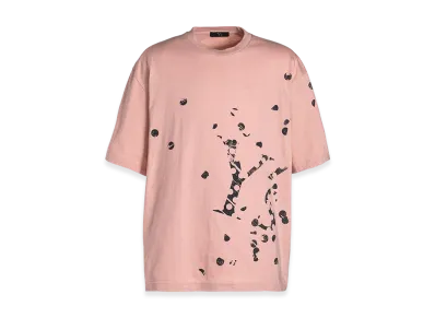 Y's Logo Half Sleeve T "Pink"