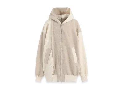 Y's Wool Brend Pile Blouson "Ivory"