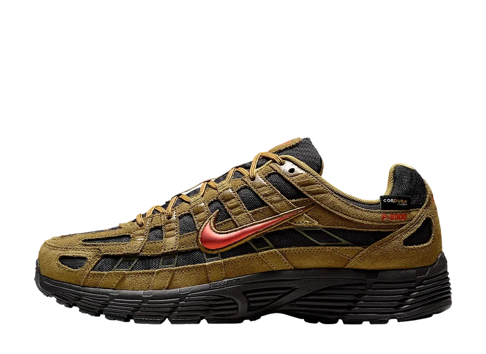 Nike P-6000 PRM Cordura "Olive Flak/Black/Quantum Moss/Picante Red"