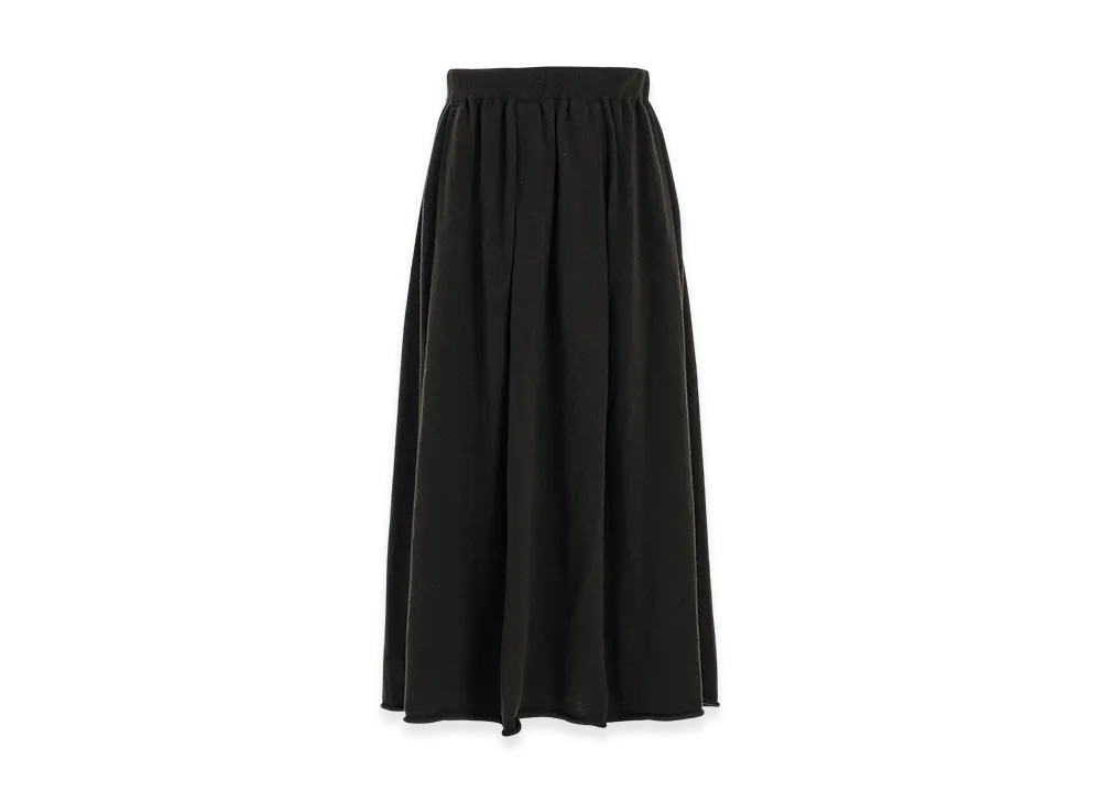 Y's Wool Knit Skirt "Khaki"