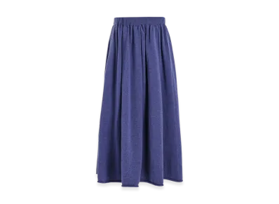 Y's Wool Knit Skirt "Blue"