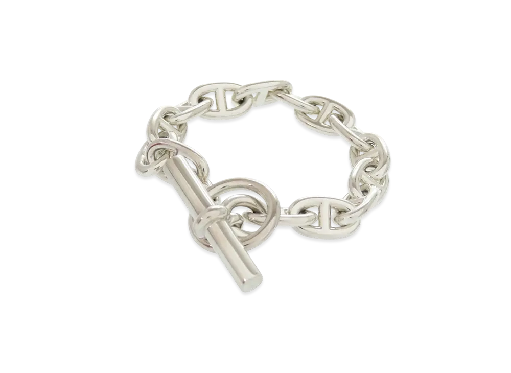 Hermes Chaine dancre Bracelet MM 15 links 925 "Silver"