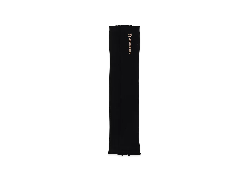 Y's x John Smedley Ribbed Arm Warmer "Black"