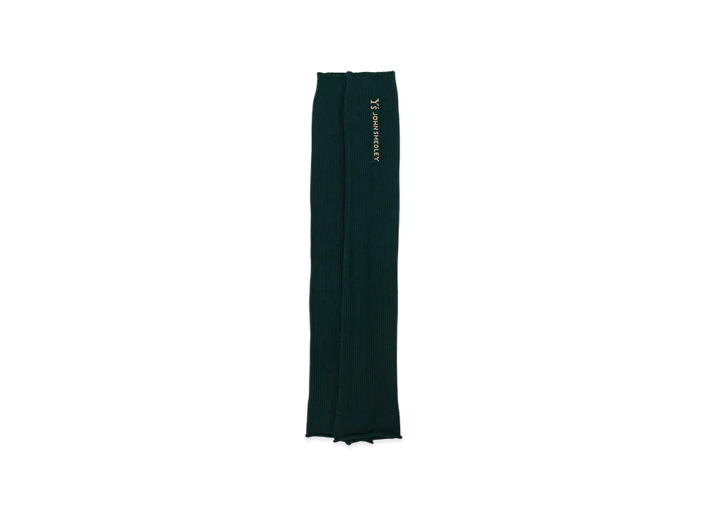 Y's x John Smedley Ribbed Arm Warmer "Green"