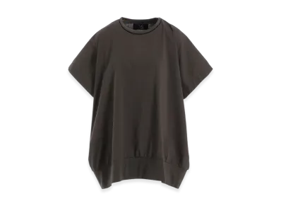 Y's Coton Jersey Stitch Sleeveless Big T "Khaki"