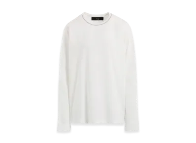 Y's Coton Jersey Stitch Long Sleeve Big T "Off White"